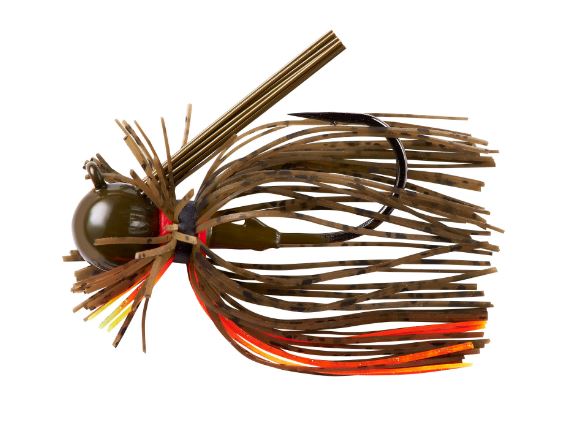 War Eagle Heavy Finesse Jig - 121 Green Pumpkin Orange