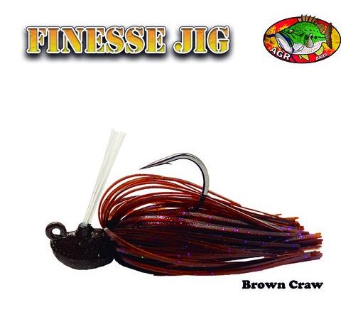 AGR Baits Finesse Jig - Brown Craw