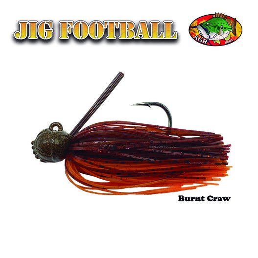 AGR Baits Football Jig - Burnt Craw