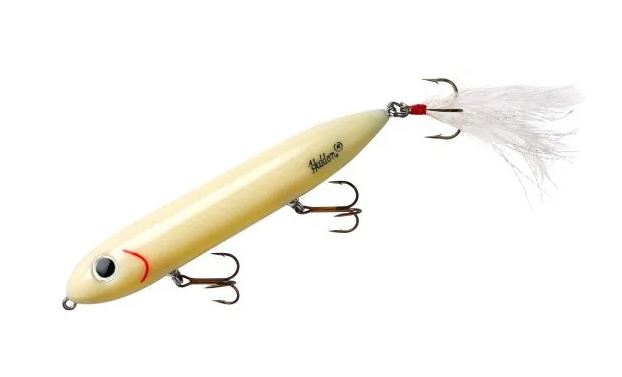 Heddon Feathered Dressed Super Spook - Bone