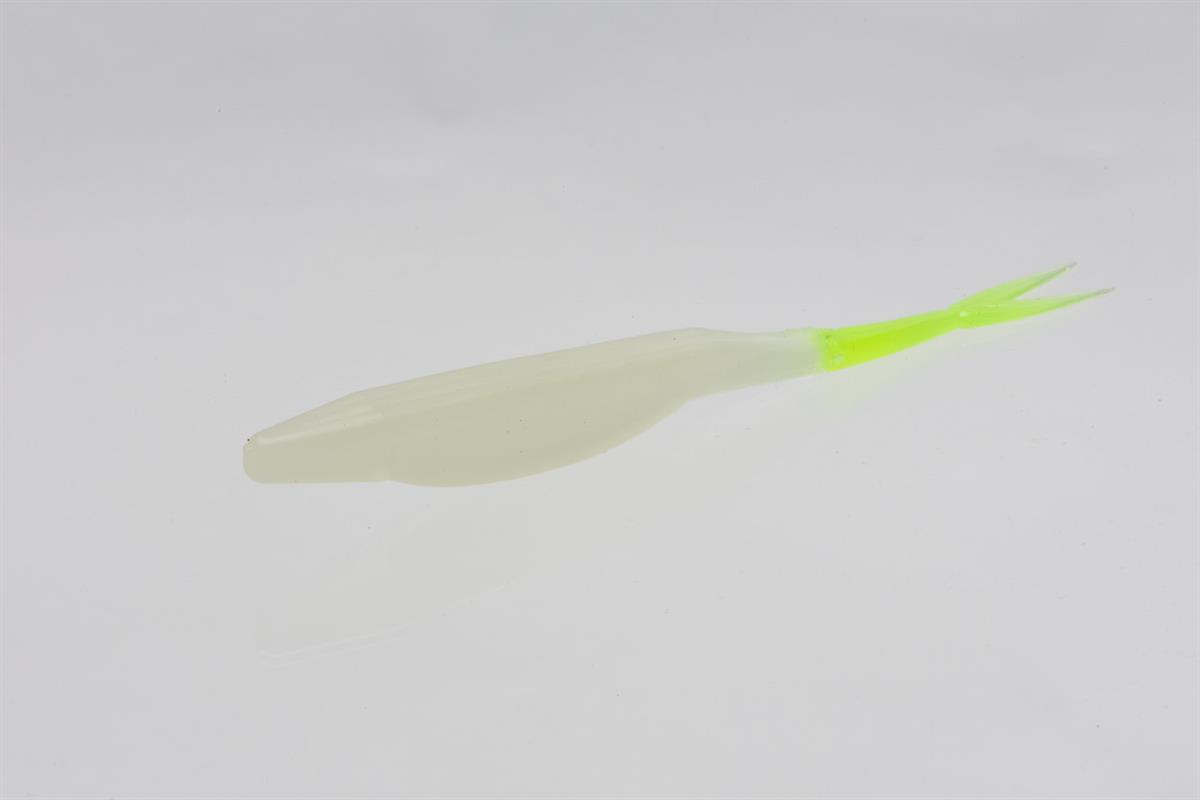Zoom Super Fluke 023-190 Glow Chartreuse Tail