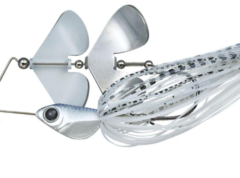 Evergreen Buzzbait Bubble Tornado -04Super White (F/R: Silver White Back )