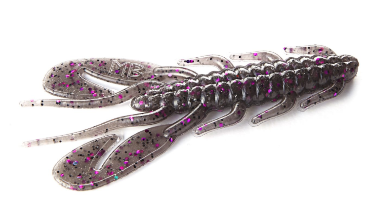 Amostra clap craw 02-0918 Smoke – Black/Purple Flake