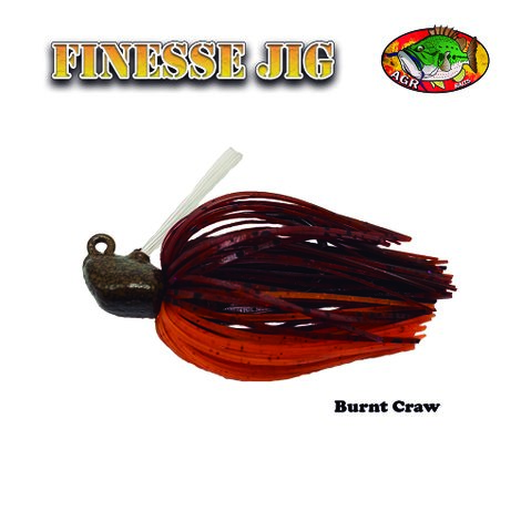 AGR Baits Finesse Jig - Burnt Craw