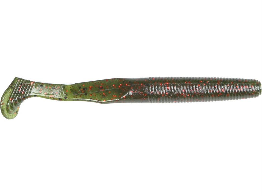 Gary Yamamoto Swim Senko 208 Watermelon Black & Red Flake
