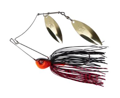 Mustad Arm Lock Spinnerbait - Black/Orange