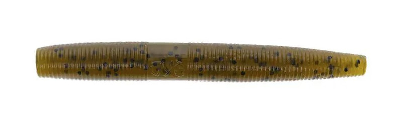 Gary Yamamoto Ned Senko Floater 3" - 297 Green Pumpkin/Black Flake