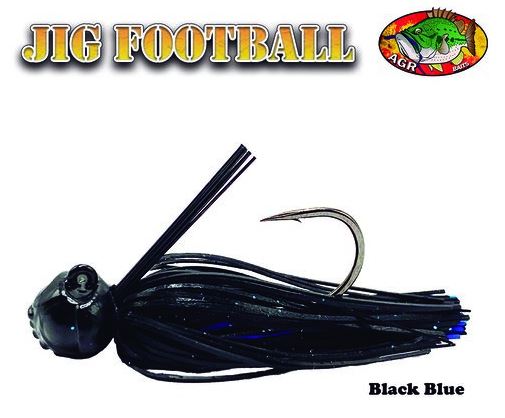 AGR Baits Football Jig - Black Blue