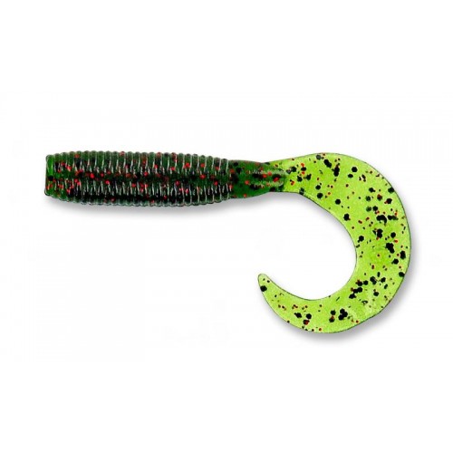 Single Tail 208 Watermelon w/ Black & Red Flakes