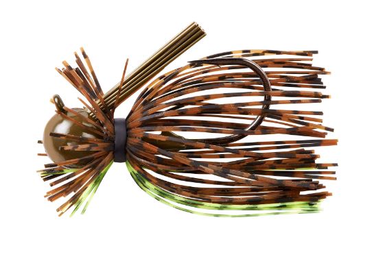 War Eagle Heavy Finesse Jig - 110 Green Pumpkin Chartreuse