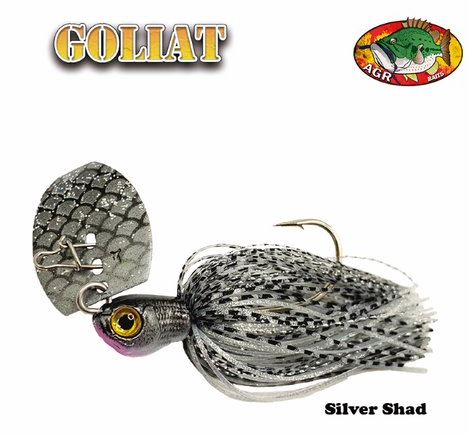AGR Baits Chatterbait Goliat - Silver Shad