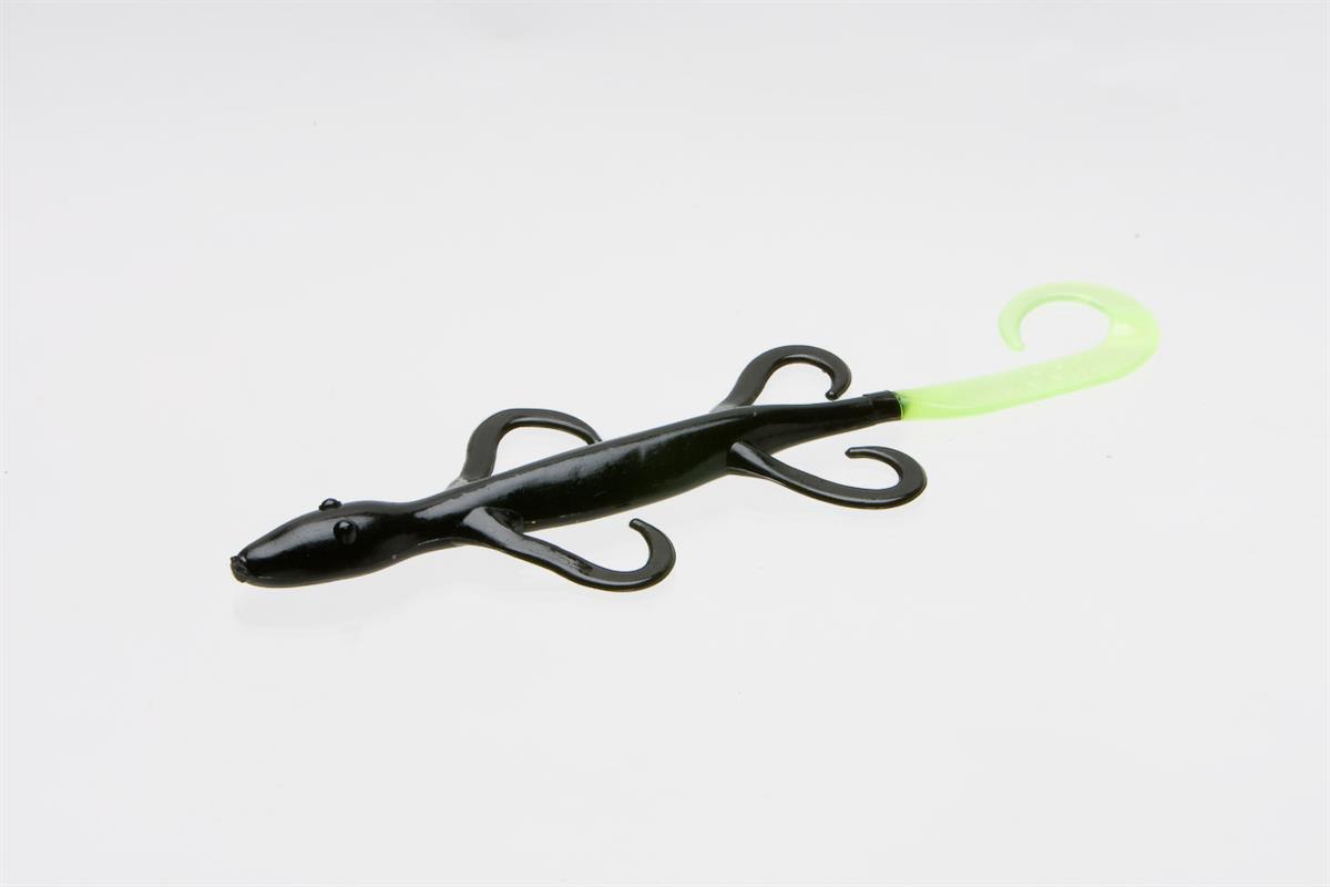 Zoom Lizard 6" 002-125 Black Chartreuse