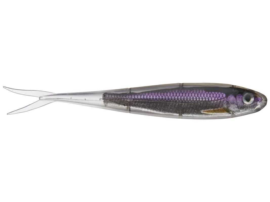 Amostra twitch minnow Silver Purple