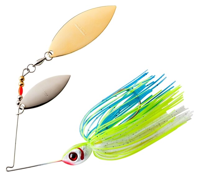 Booyah Spinnerbait Blade DW Chartreuse Pearl White/Citrus Shad