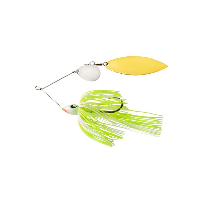 War Eagle Trokar TW Spinnerbait White Chartreuse