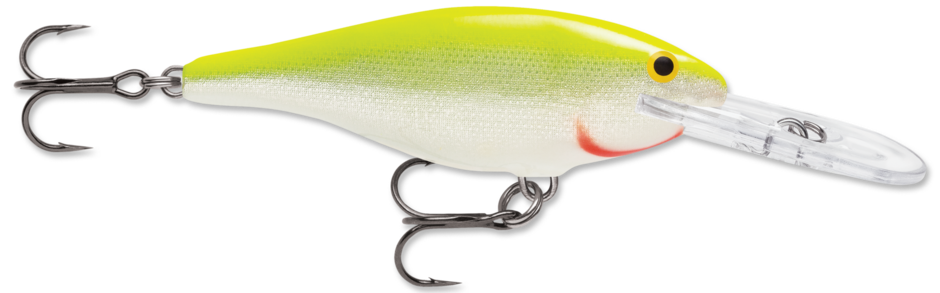 Rapala Shad Rap - SFC Silver Fluorescent Chartreuse