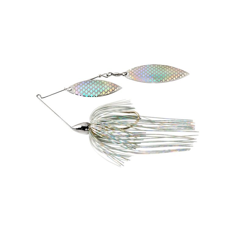 War Eagle Nickel Frame DW Spinnerbait Aurora