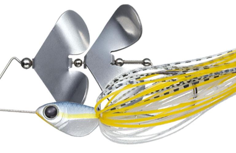 Evergreen Buzzbait Bubble Tornado - 27 Chart Shad (F/R: Silver)