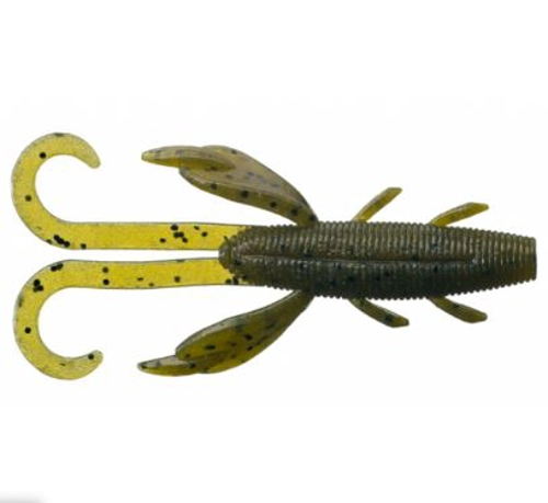 3.5" FA Hog J125-07-297 Green Pumpkin w/ Black Flakes